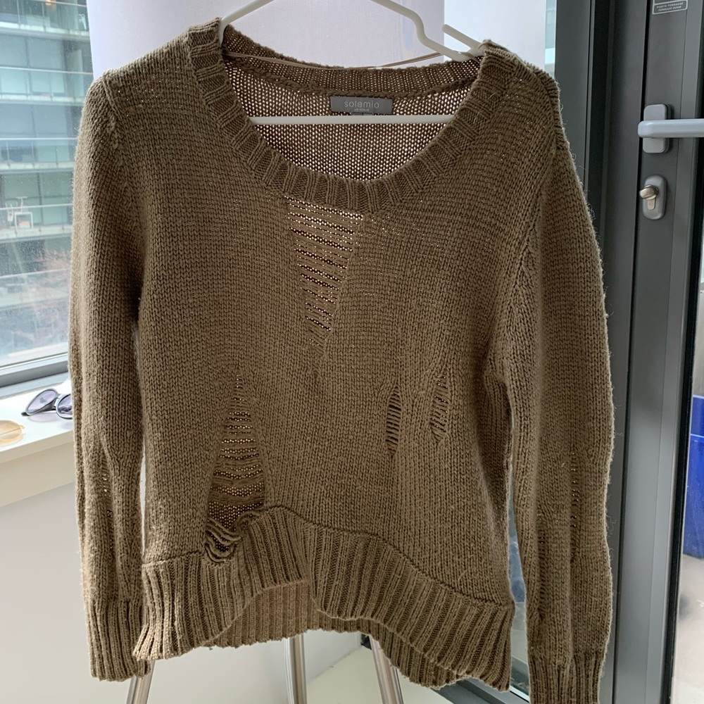 Distressed sweater from Tobi